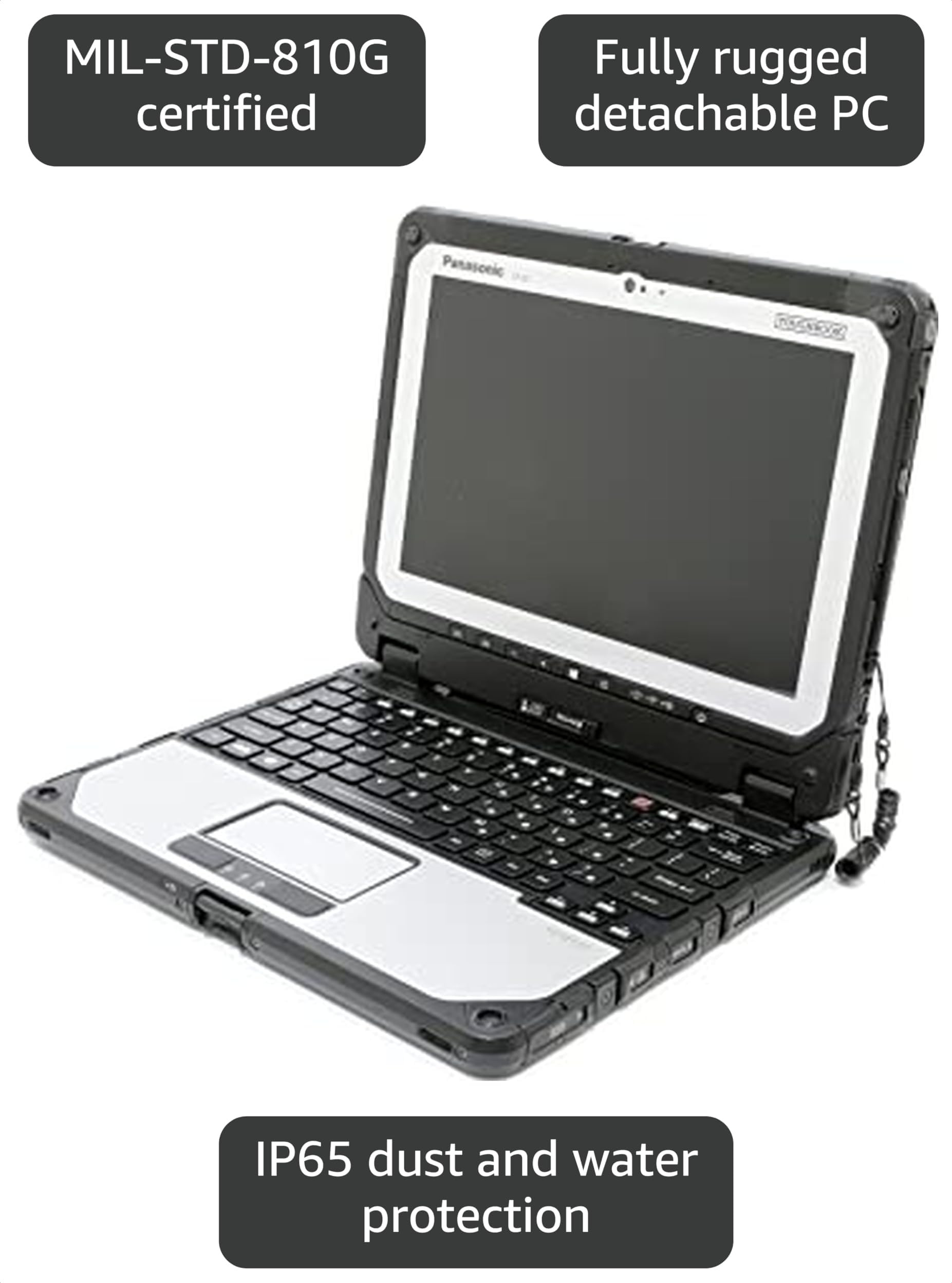 Amazon.com: Toughbook Panasonic 2-in-1 CF-20 MK2, CF-20G0205VM